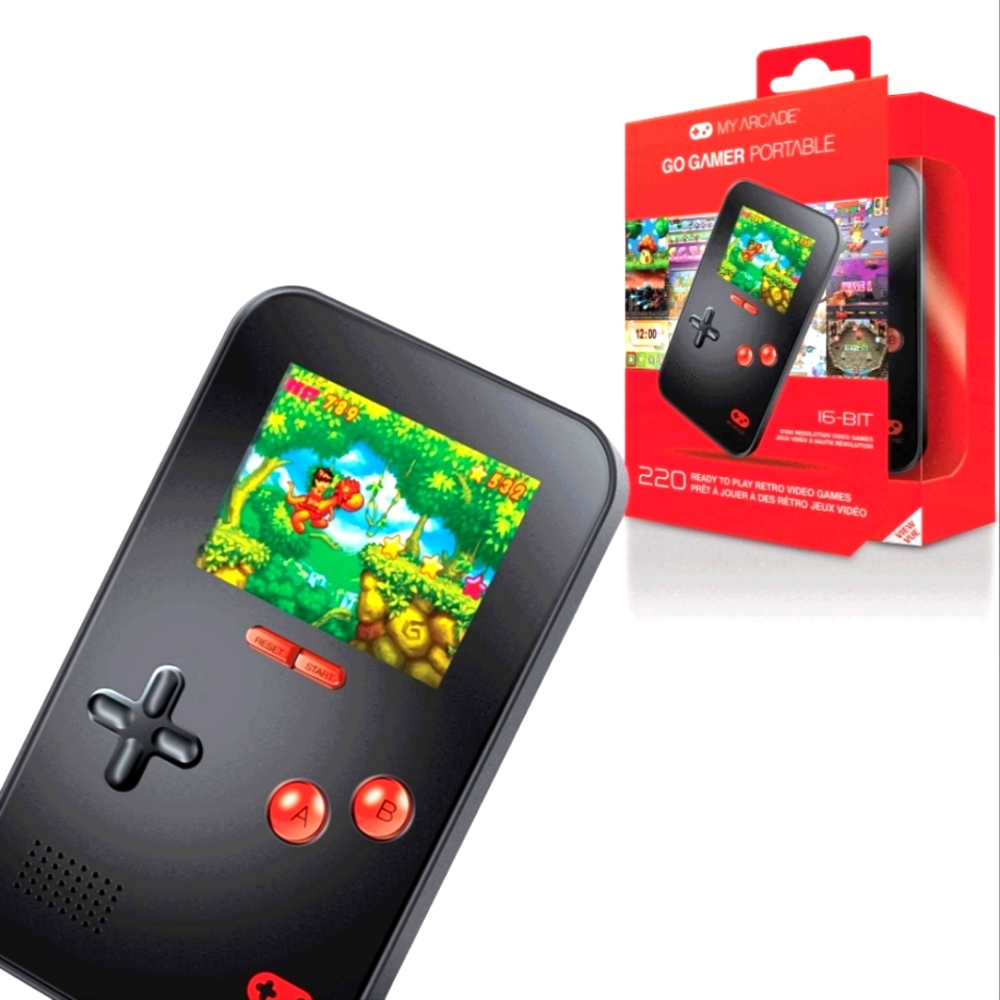 NWT MY ARCADE Go Gamer Portable 16 Bit 220 Video Game